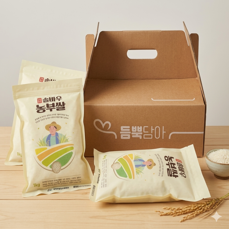 강원더몰,춘천 솔바우 농부쌀 4kg 당일도정 윤기나는 맛있는밥 맛있는쌀