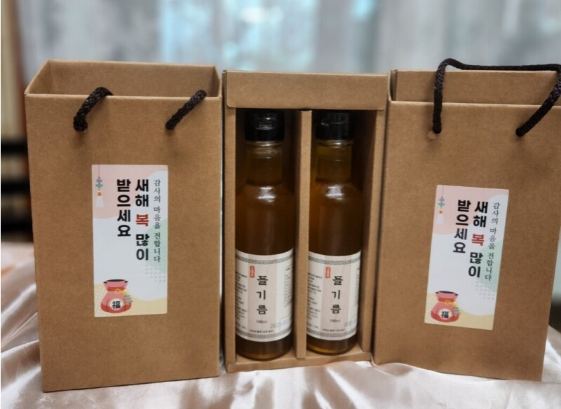 강원더몰,국산 들기름 100% 저온압착 생들기름